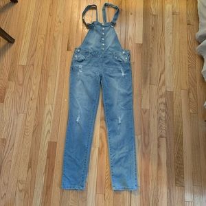Justice girls overalls size 18R